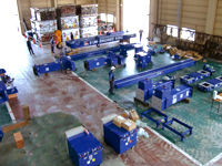 60t gantry crane (prior to assembly)